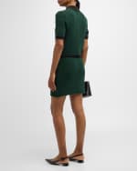 Image 3 of 6: Veronica Beard Rivka Knit Mini Skirt