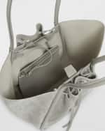 Image 5 of 6: Proenza Schouler Large Drawstring Suede Tote Bag