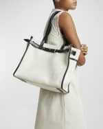 Image 3 of 6: Proenza Schouler Belted Canvas Tote Bag