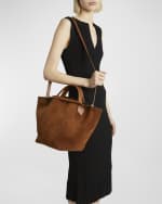 Image 2 of 5: Proenza Schouler Chelsea Large Suede Tote Bag