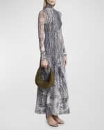 Image 2 of 6: Proenza Schouler Slide Zip Suede Shoulder Bag