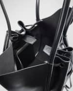 Image 5 of 6: Proenza Schouler Large Ruched Calf Leather Tote Bag