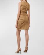 Image 3 of 4: Marella Jolly Sleeveless Ruched Mini Dress