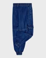 Image 2 of 4: Molo Girl's Aliki Cargo Joggers, Size 4-6