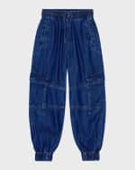 Image 1 of 4: Molo Girl's Aliki Cargo Joggers, Size 4-6
