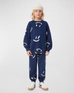 Image 1 of 5: Molo Boy's Adan Happy Face Joggers, Size 4-6