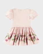 Image 2 of 3: Molo Girl's Caitlin Puff Sleeve Ribbed Dress, Size 6M-2