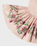 Image 3 of 3: Molo Girl's Caitlin Puff Sleeve Ribbed Dress, Size 6M-2