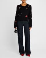 Image 2 of 6: Cinq a Sept Piera Embroidered Cardigan