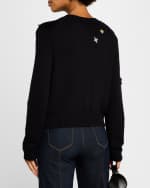 Image 5 of 6: Cinq a Sept Piera Embroidered Cardigan