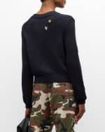 Image 4 of 6: Cinq a Sept Piera Embroidered Cardigan