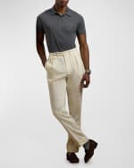Image 2 of 5: Ralph Lauren Purple Label Men's Interlock Polo Shirt