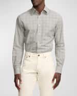 Image 3 of 6: Ralph Lauren Purple Label Men's Glen Plaid Flannel Shirt