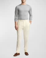 Image 2 of 6: Ralph Lauren Purple Label Men's Silk-Cotton Jersey T-Shirt