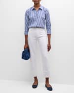 Image 5 of 6: 7 for all mankind Logan Cuffed Stovepipe Jeans