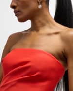 Image 5 of 5: Messika Lucky Move 18K Yellow Gold Earrings with Mother-of-Pearl