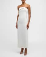 Image 2 of 6: E.Stott Marcia Strapless Column Maxi Dress