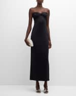 Image 5 of 6: Rosetta Getty Twist Strapless Maxi Dress