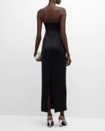 Image 4 of 6: Rosetta Getty Twist Strapless Maxi Dress