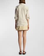 Image 3 of 5: A.L.C. Aiden Button-Front Top