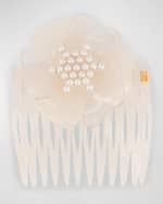 Image 1 of 3: Alexandre de Paris Pearly Acetate Side Comb