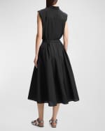 Image 3 of 5: Theory Full-Circle Midi Skirt