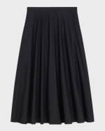 Image 1 of 5: Theory Full-Circle Midi Skirt