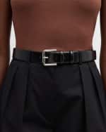 Image 2 of 2: Max Mara Patent Nappa Leather Belt