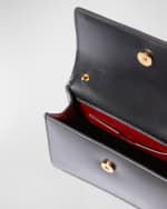 Image 5 of 5: Off-White Jitney Baby Leather Top-Handle Bag