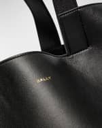 Image 4 of 4: Bally Men's Easy Leather Tote Bag