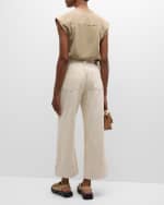 Image 3 of 6: Rag & Bone Andi Wide-Leg Cuffed Jeans