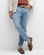 Image 2 of 6: Brunello Cucinelli Men's Suede Tassel Loafers