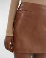 Image 4 of 4: LaMarque Rowan Leather Mini Pencil Skirt