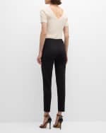 Image 3 of 6: Ralph Lauren Collection Annie Skinny-Leg Crepe Pants