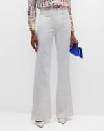 Image 2 of 6: Alice + Olivia Andrew Mid-Rise Bootcut Pants