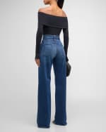 Image 4 of 6: Alice + Olivia Elia Off-Shoulder Bodysuit