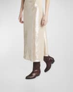 Image 2 of 6: Golden Goose Wish Star Knee High Leather Cowboy Boots