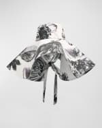 Image 1 of 2: Eugenia Kim Giselle Floral Print Large Brim Hat