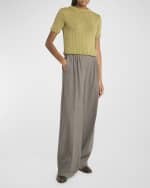 Image 2 of 6: Co Knit Shrunken Tee