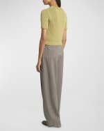 Image 4 of 6: Co Knit Shrunken Tee