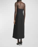 Image 3 of 6: Co Bustier Cut Sleeveless Midi Dress