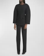 Image 2 of 6: Co Patch Pocket Long-Sleeve Top