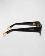 Image 2 of 2: Jacquemus Les Lunettes Acetate Oval Sunglasses