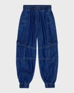 Image 3 of 4: Molo Girl's Aliki Cargo Joggers, Size 4-6