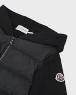 Image 6 of 6: Moncler Boy's Combo Puffer Jacket, Size 4-6