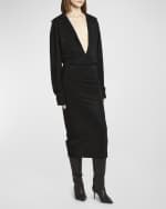 Image 5 of 6: Philosophy di Lorenzo Serafini Crystal Strass Midi Skirt