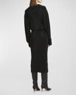 Image 3 of 6: Philosophy di Lorenzo Serafini Crystal Strass Midi Skirt