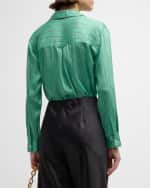 Image 5 of 6: Rails Striped Elias Button-Front Shirt