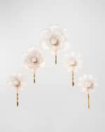 Image 1 of 3: Jennifer Behr Susanna Floral Hairpins