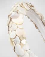 Image 3 of 3: Jennifer Behr Aphrodite Pearly Heart Headband